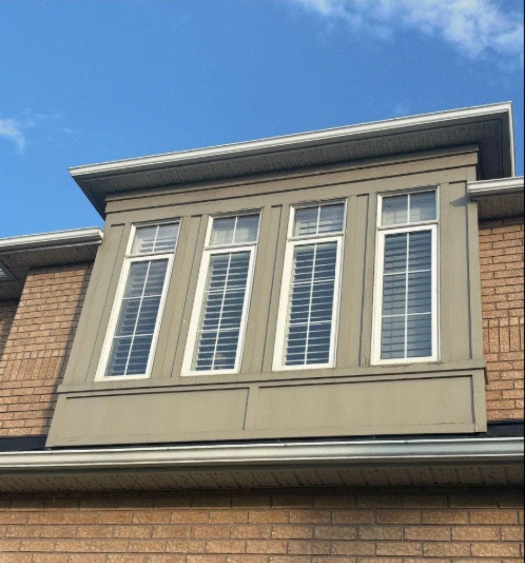 Exterior window stucco project