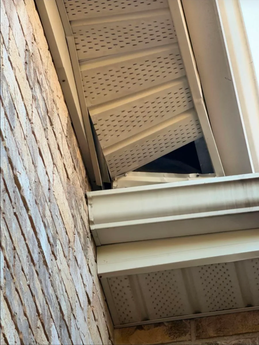 Soffit repair  project