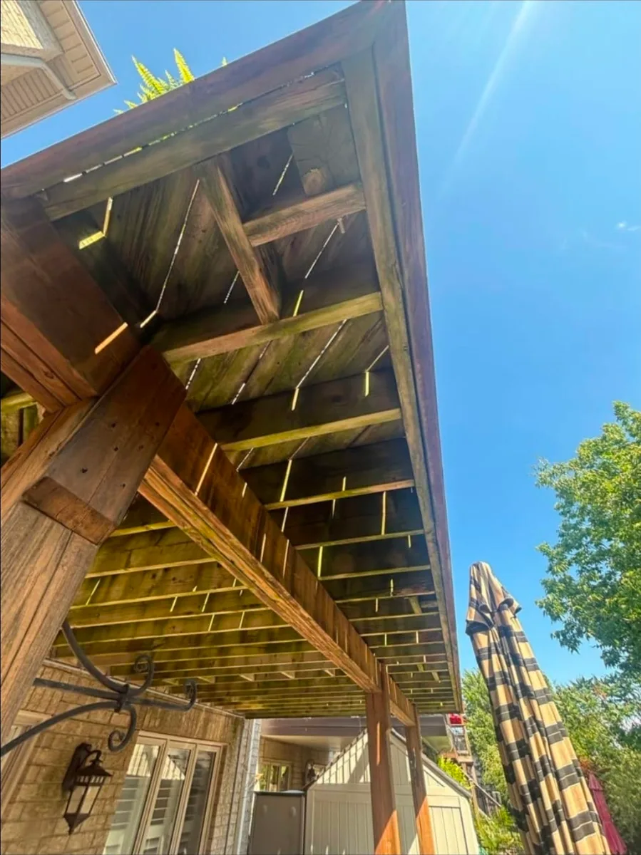 Deck repair and refinish project