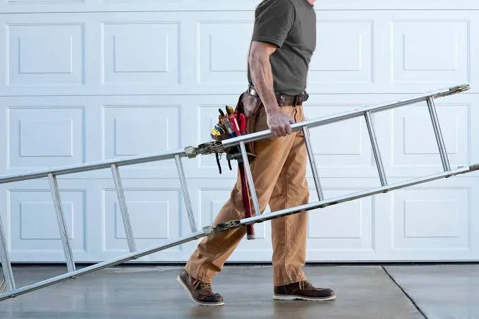 Garage door repair project