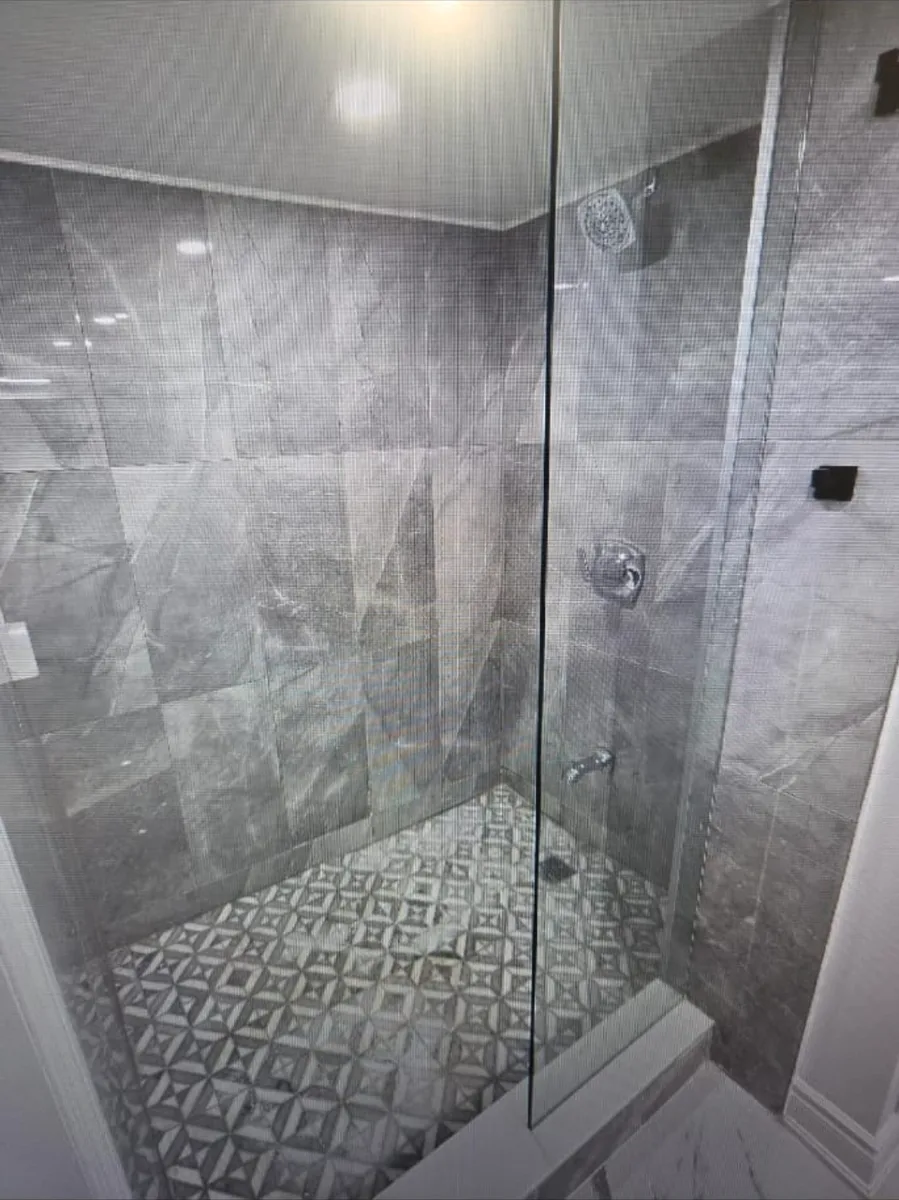 Repair bathroom tiles project